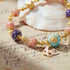 Colorful Gemstone & Gold - Accent Lucky Bracelet | Energy & Charm