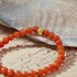Red Agate & Gold Accent Vitality Bracelet | Energy & Passion