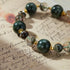 Green Phantom & Rutilated Quartz Bracelet | Growth & Prosperity Energy