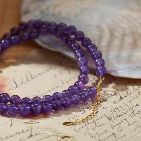 Amethyst Serenity Necklace | Calm & Spiritual Clarity