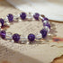 Amethyst & Clear Quartz Bracelet | Intuition & Clarity