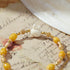 Citrine & White Bunny Charm Bracelet | Prosperity & Luck