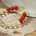 Carnelian & Citrine Energy Bracelet - For Vitality, Abundance, and Emotional Balance