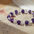 Amethyst & Clear Quartz Bracelet | Intuition & Clarity
