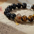 Tiger Eye & Black Obsidian Protection Bracelet | Courage & Grounding