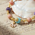 Colorful Gemstone & Gold - Accent Lucky Bracelet | Energy & Charm