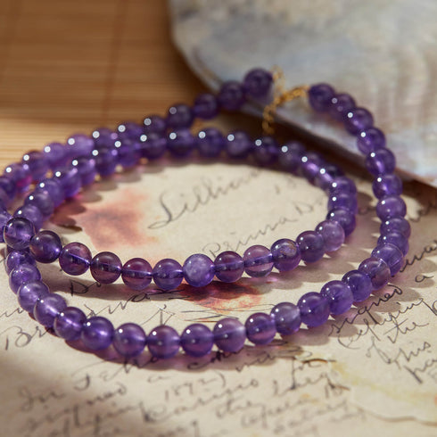 Amethyst Serenity Necklace | Calm & Spiritual Clarity