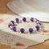 Amethyst & Clear Quartz Bracelet | Intuition & Clarity