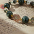Green Phantom & Rutilated Quartz Bracelet | Growth & Prosperity Energy