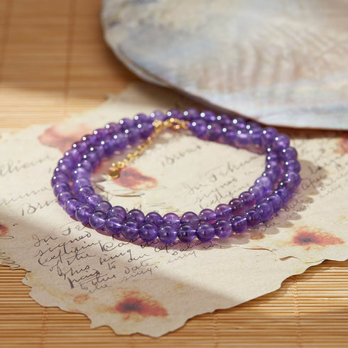 Amethyst Serenity Necklace | Calm & Spiritual Clarity