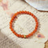 Red Agate & Gold Accent Vitality Bracelet | Energy & Passion