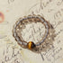 Smoky Quartz & Tiger Eye Healing Ring | Grounding & Courage Jewelry