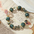 Green Phantom & Rutilated Quartz Bracelet | Growth & Prosperity Energy