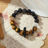 Tiger Eye & Black Obsidian Protection Bracelet | Courage & Grounding