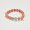 Rhodochrosite & Blue Gem Prosperity Bracelet | Love & Energy