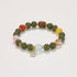 Multi - Gemstone Harmony Bracelet with Green Jade & Lucky Charm | Energy & Serenity