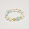 Larimar & White Shell Serenity Bracelet | Calm & Prosperity
