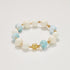 Larimar & White Shell Serenity Bracelet | Calm & Prosperity