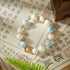 Larimar & White Shell Serenity Bracelet | Calm & Prosperity