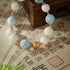Larimar & White Shell Serenity Bracelet | Calm & Prosperity