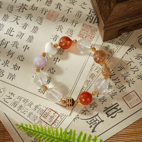 Mixed Gemstone & Gold - Accent Energy Bracelet | Healing & Prosperity