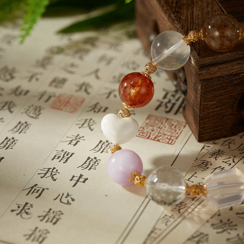 Mixed Gemstone & Gold - Accent Energy Bracelet | Healing & Prosperity