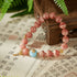 Rhodochrosite & Blue Gem Prosperity Bracelet | Love & Energy
