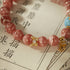 Rhodochrosite & Blue Gem Prosperity Bracelet | Love & Energy