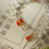 Clear Crystal & Red Prosperity Charm Bracelet | Luck & Energy