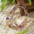 Rutilated Quartz & Amethyst Energy Necklace | Healing & Prosperity