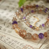 Rutilated Quartz & Amethyst Energy Necklace | Healing & Prosperity