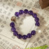 Amethyst & Phantom Quartz Serenity Bracelet | Healing & Prosperity