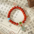 Red Agate & Jade Prosperity Bracelet | Energy & Healing