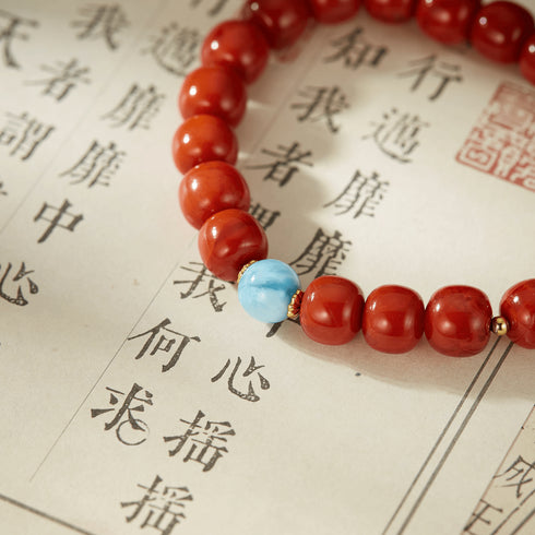 Red Agate & Jade Prosperity Bracelet | Energy & Healing