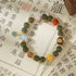 Multi - Gemstone Harmony Bracelet with Green Jade & Lucky Charm | Energy & Serenity