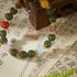 Multi - Gemstone Harmony Bracelet with Green Jade & Lucky Charm | Energy & Serenity