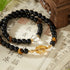Black Onyx & Tiger Eye Energy Bracelet | Strength & Prosperity