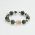 Green Phantom & Rutilated Quartz Bracelet | Growth & Prosperity Energy