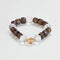 Smoky Quartz & Clear Crystal Healing Bracelet - Grounding Energy for Stability & Spiritual Clarity