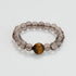 Smoky Quartz & Tiger Eye Healing Ring | Grounding & Courage Jewelry