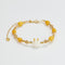 Citrine & White Bunny Charm Bracelet | Prosperity & Luck